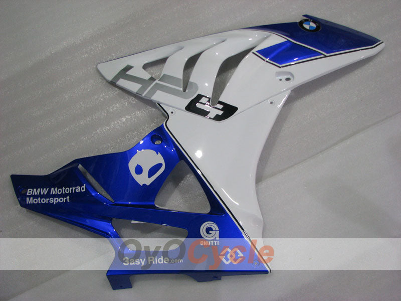 Injection Fairing kit for 09-14 BMW S1000RR - White, Black - PIRELLI #OYO87902402