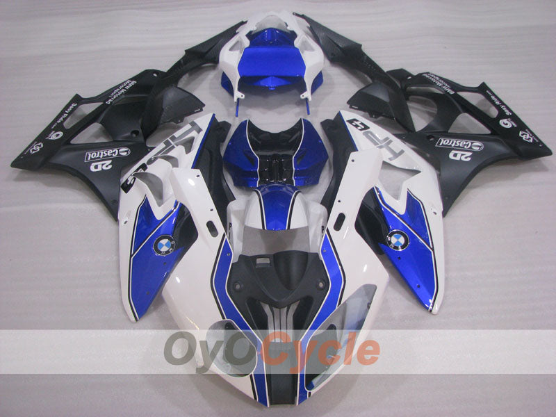 Injection Fairing kit for 09-14 BMW S1000RR - White, Black - PIRELLI #OYO87902403
