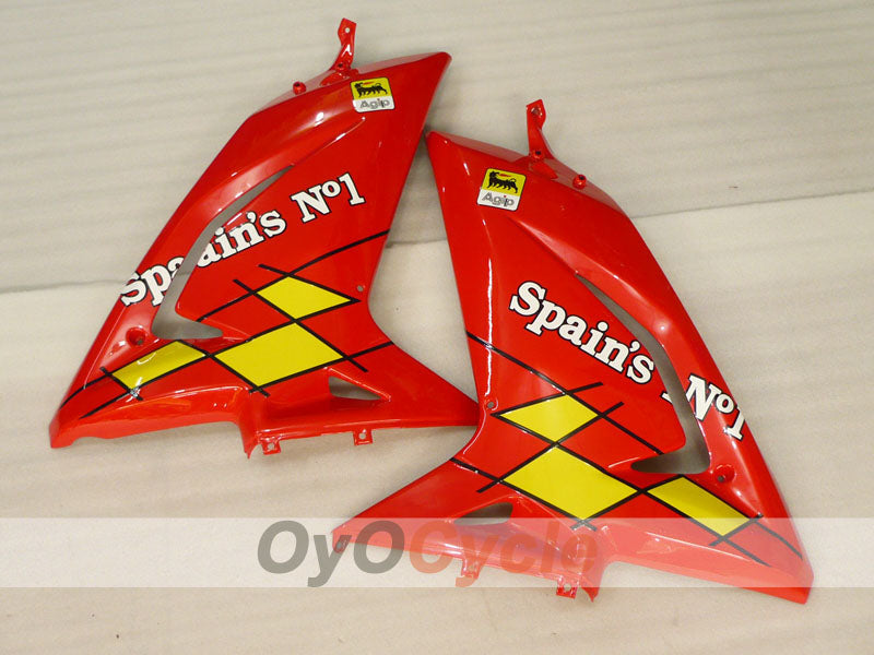 Fairing kit for 06-10 Aprilia RS125 - Red, Black - Factory Style #OYO87902408