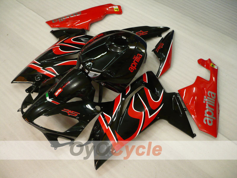 Fairing kit for 06-10 Aprilia RS125 - Red, Black - Factory Style #OYO87902409