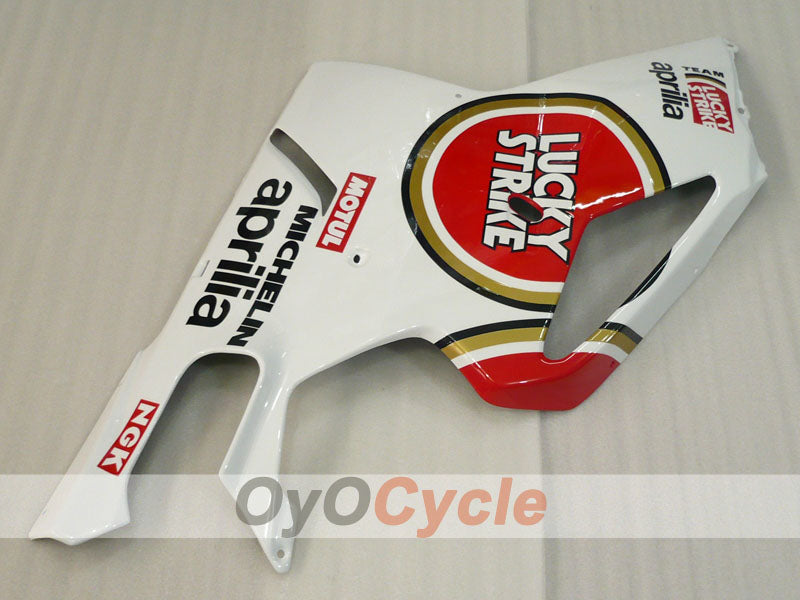 Fairing kit for 03-06 Aprilia RSV1000R - Red, White - Lucky Strike, MOTUL #OYO87902417