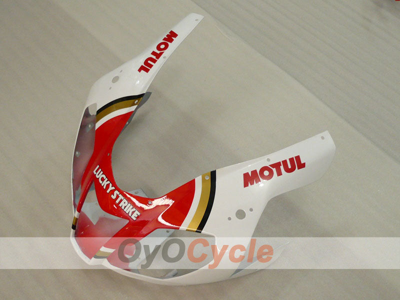 Fairing kit for 03-06 Aprilia RSV1000R - Red, White - Lucky Strike, MOTUL #OYO87902417