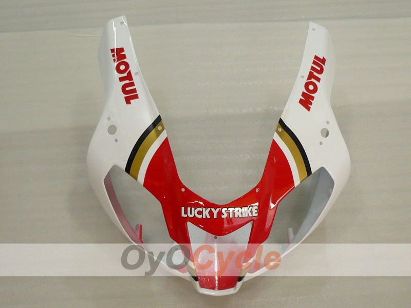 Fairing kit for 03-06 Aprilia RSV1000R - Red, White - Lucky Strike, MOTUL #OYO87902417