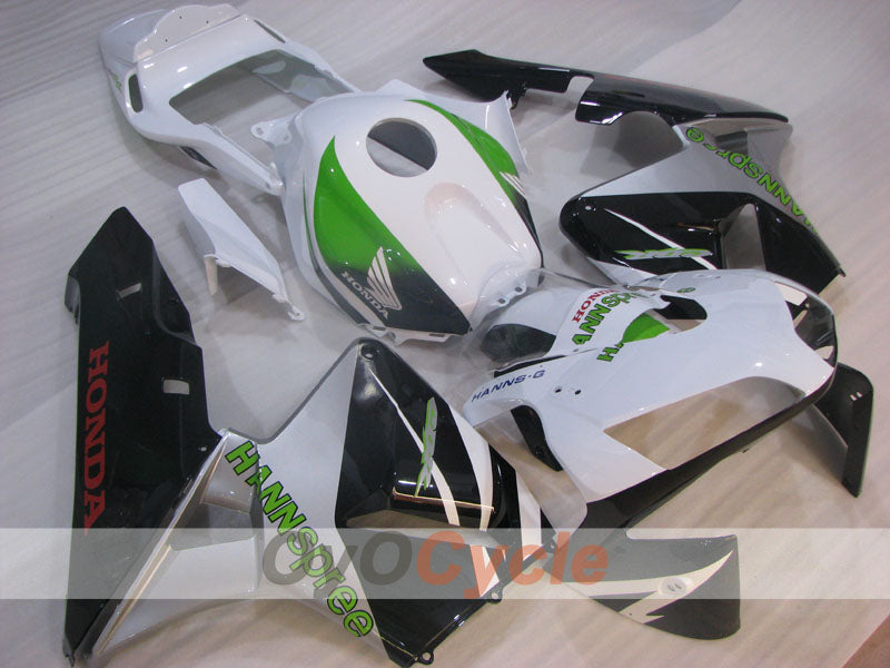 Injection Fairing kit for 03-04 CBR600RR - White, Black - HANN Spree #OYO87902522