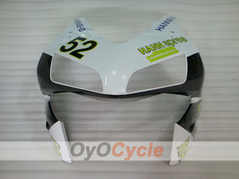 Injection Fairing kit for 03-04 CBR600RR - White, Black - HANN Spree #OYO87902524
