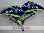 Injection Fairing kit for 03-04 CBR600RR - Yellow, Blue - Movistar #OYO87902537