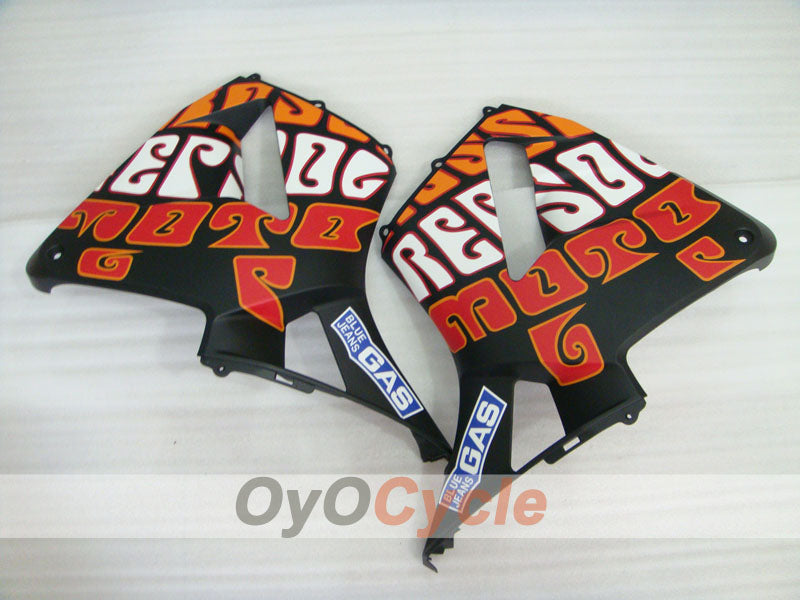 Injection Fairing kit for 03-04 CBR600RR - Black, Matte - Rossi #OYO87902541