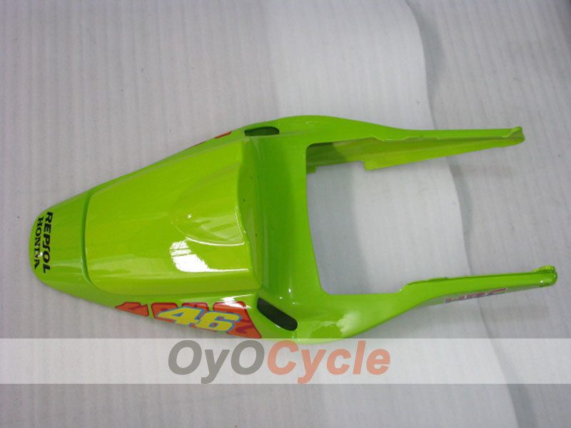 Injection Fairing kit for 03-04 CBR600RR - Green, Black - Rossi #OYO87902544