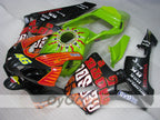 Injection Fairing kit for 03-04 CBR600RR - Green, Black - Rossi #OYO87902544