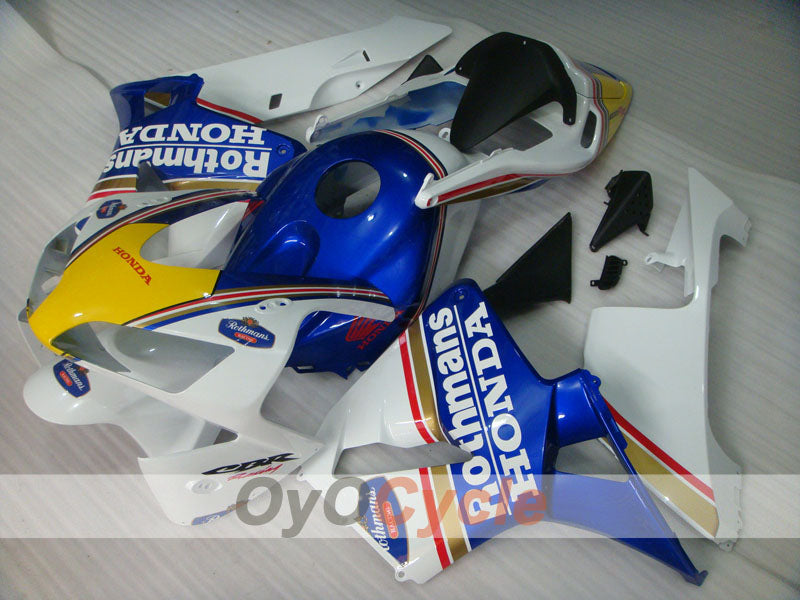Injection Fairing kit for 03-04 CBR600RR - Blue, White - Rothmans #OYO87902556
