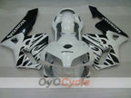 Injection Fairing kit for 03-04 CBR600RR - White, Black - Factory Style #OYO87902578
