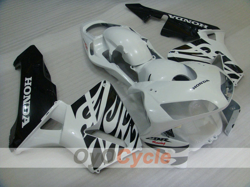 Injection Fairing kit for 03-04 CBR600RR - White, Black - Factory Style #OYO87902578