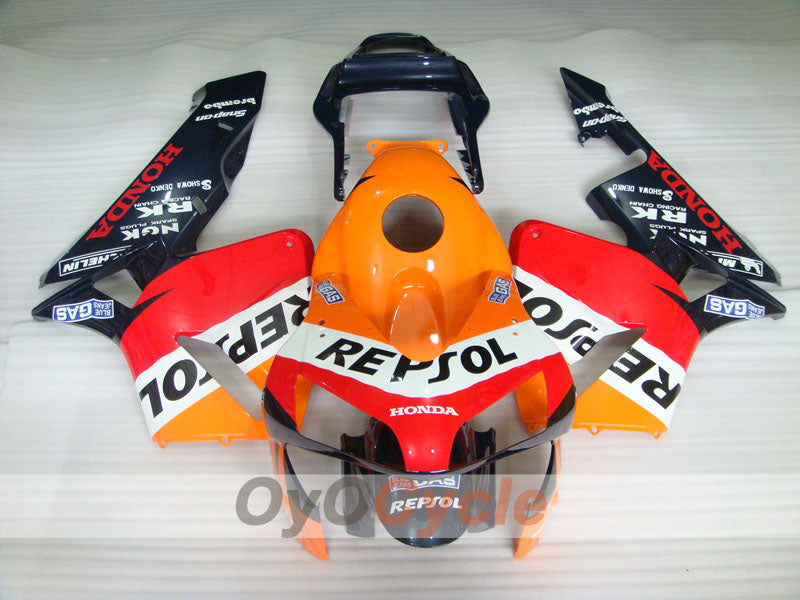 Injection Fairing kit for 03-04 CBR600RR - Red, Yellow - Repsol #OYO87902588 Secondary image