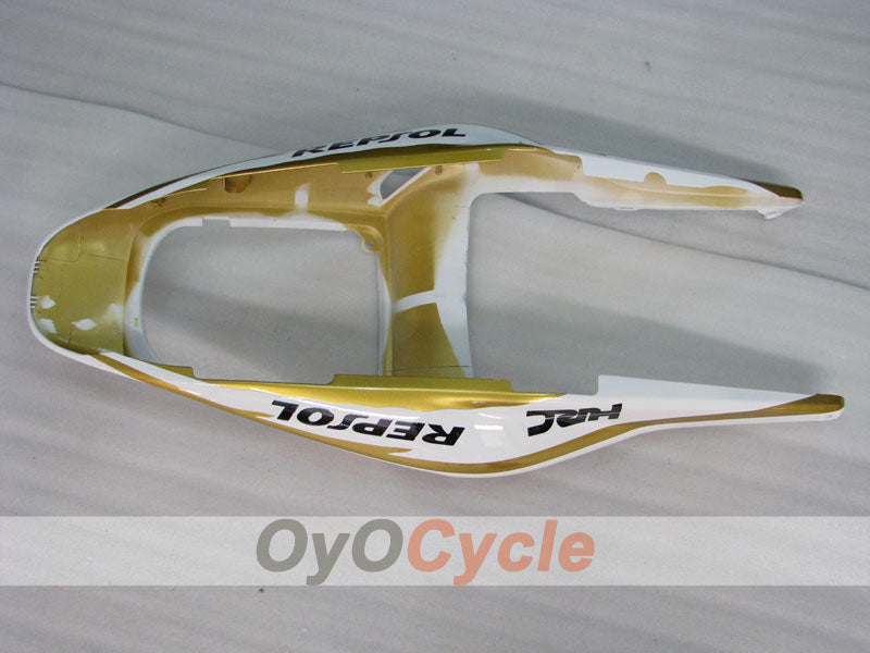 Injection Fairing kit for 03-04 CBR600RR - White, Gold - Repsol #OYO87902590