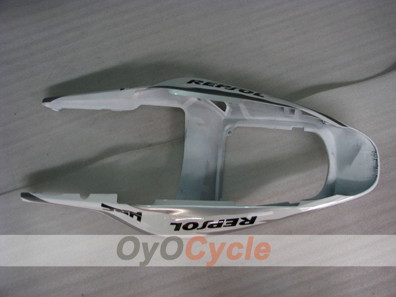 Injection Fairing kit for 03-04 CBR600RR - White, Silver - Repsol #OYO87902592