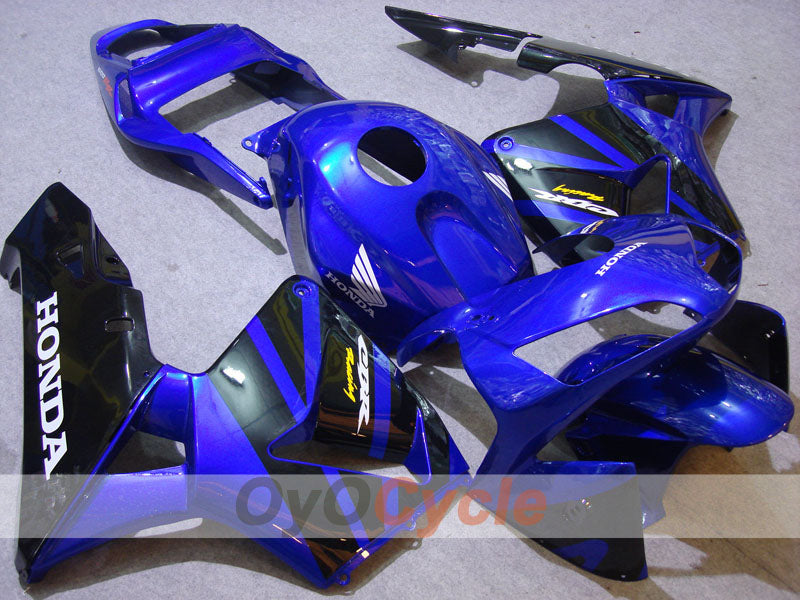 Injection Fairing kit for 03-04 CBR600RR - Blue, Black - Factory Style #OYO87902598 Main image