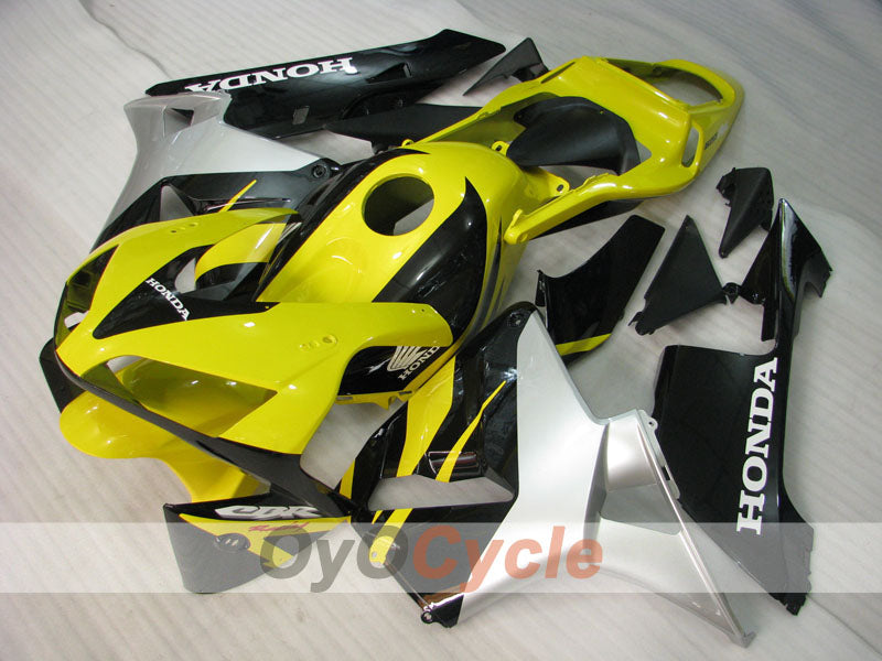 Injection Fairing kit for 03-04 CBR600RR - Yellow, Black - Factory Style #OYO87902612 Secondary image
