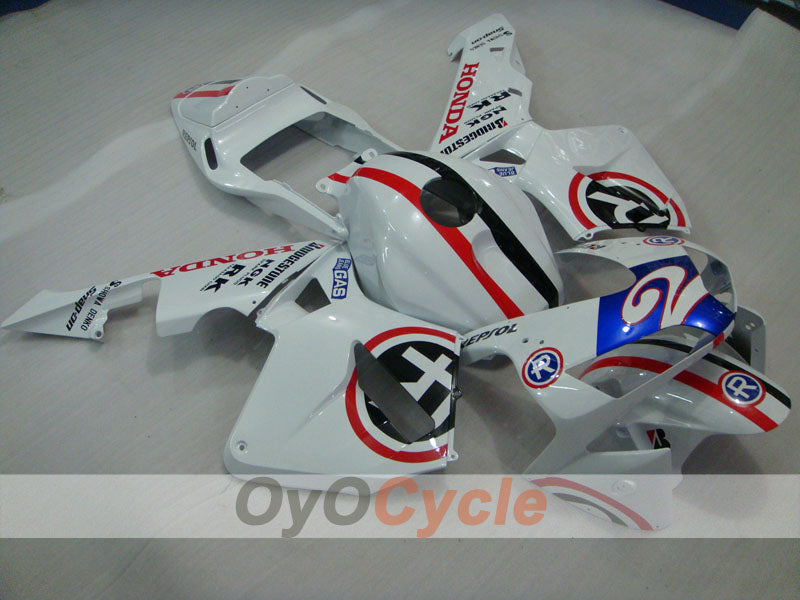 Injection Fairing kit for 03-04 CBR600RR - Red, Black - RK #OYO87902616