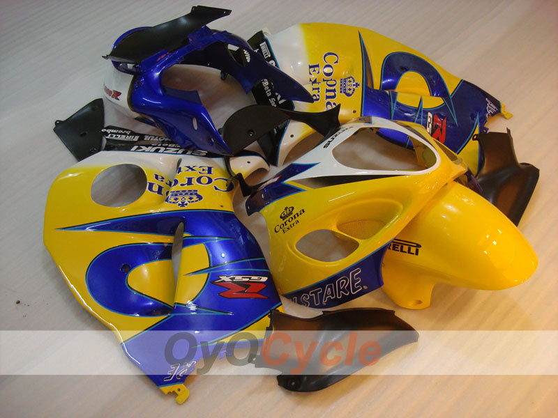 Injection Fairing kit for 99-07 GSXR1300 Hayabusa - Yellow, Blue - Corona, MOTUL #OYO87902651 Main image
