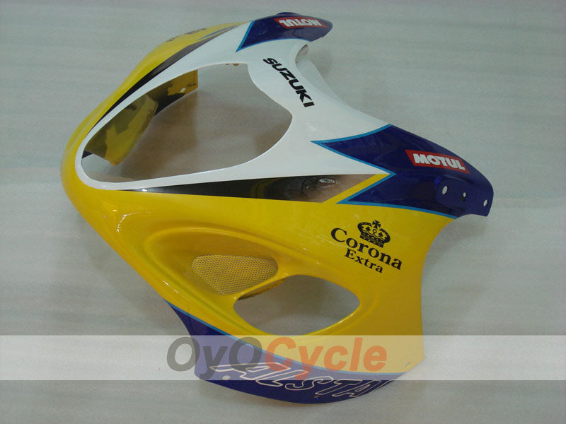 Injection Fairing kit for 99-07 GSXR1300 Hayabusa - Yellow, Blue - Corona, MOTUL #OYO87902651