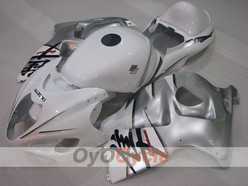 Injection Fairing kit for 99-07 GSXR1300 Hayabusa - White, Silver - Factory Style #OYO87902673 Secondary image