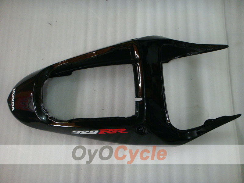 Injection Fairing kit for 00-01 CBR900RR 929 - Red, Black - Flame #OYO87902701