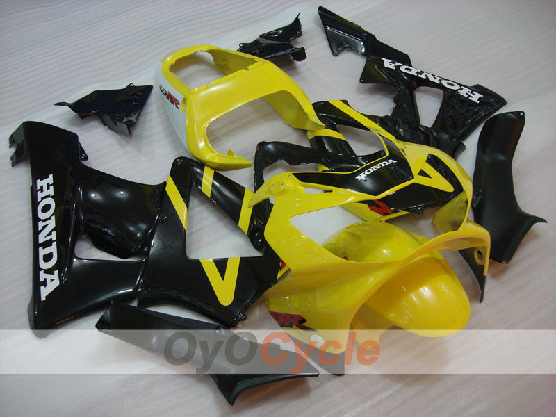 Injection Fairing kit for 00-01 CBR900RR 929 - Yellow, Black - Factory Style #OYO87902717 Main image