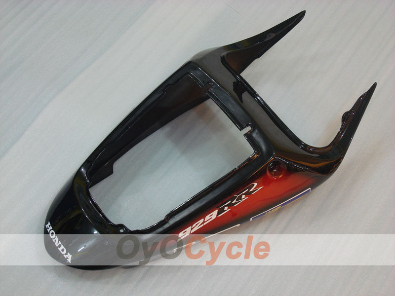Injection Fairing kit for 00-01 CBR900RR 929 - Red, Black - DUNLOP, Play Station #OYO87902723