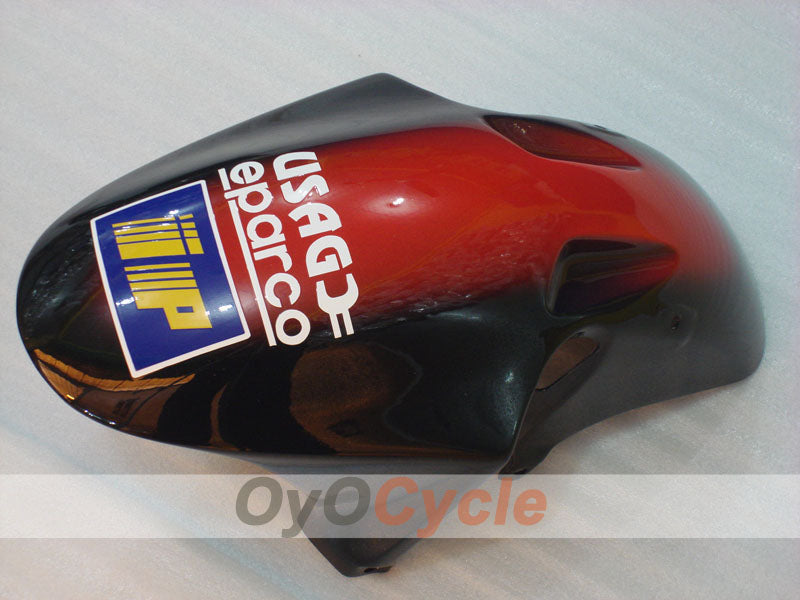 Injection Fairing kit for 00-01 CBR900RR 929 - Red, Black - DUNLOP, Play Station #OYO87902723