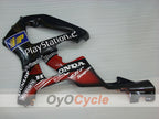 Injection Fairing kit for 00-01 CBR900RR 929 - Red, Black - DUNLOP, Play Station #OYO87902723