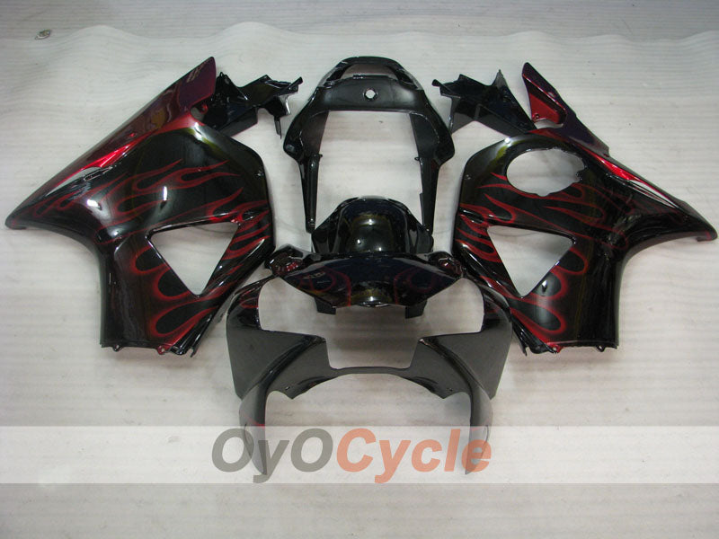 Injection Fairing kit for 02-03 CBR900RR 954 - Red, Black - Flame #OYO87902731