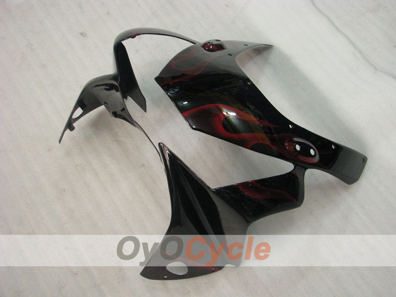 Injection Fairing kit for 02-03 CBR900RR 954 - Red, Black - Flame #OYO87902731