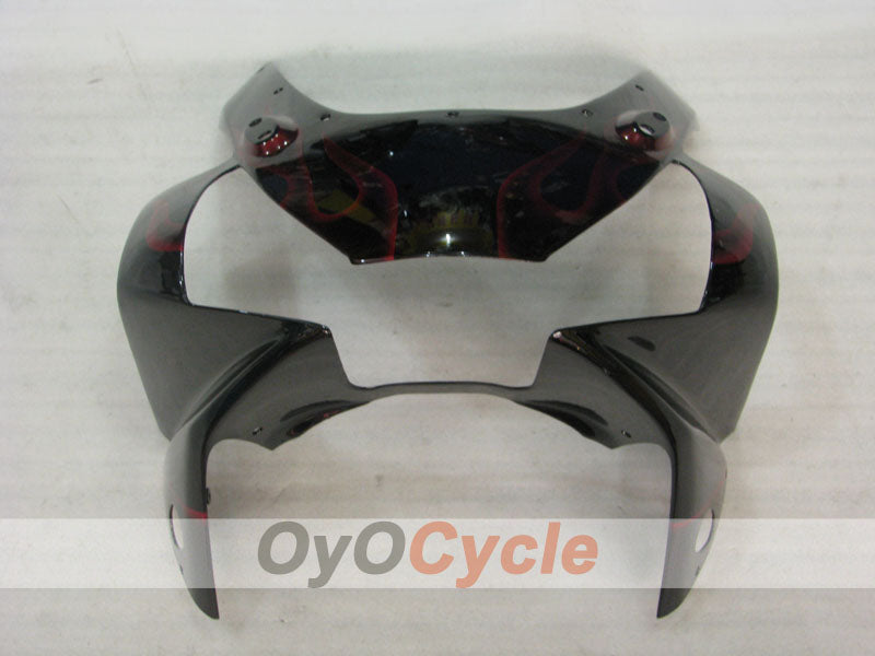 Injection Fairing kit for 02-03 CBR900RR 954 - Red, Black - Flame #OYO87902731