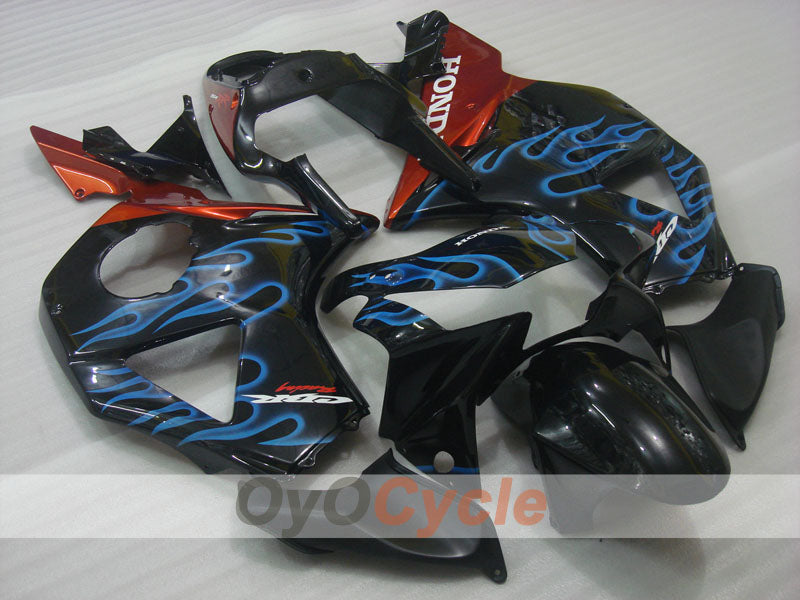 Injection Fairing kit for 02-03 CBR900RR 954 - Blue, Black - Flame #OYO87902732