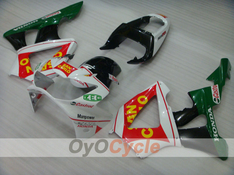Injection Fairing kit for 00-01 CBR900RR 929 - Red, White - San Carlo #OYO87902739 Secondary image