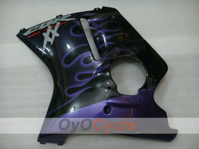 Injection Fairing kit for 96-07 CBR1100XX - Blue, Black - Flame #OYO87902797