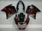 Injection Fairing kit for 96-07 CBR1100XX - Red, Black - Flame #OYO87902798
