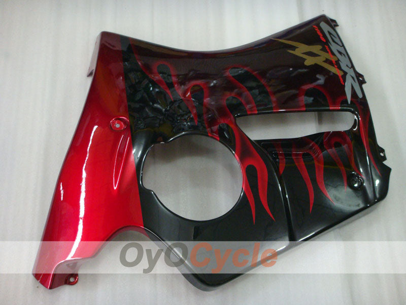 Injection Fairing kit for 96-07 CBR1100XX - Red, Black - Flame #OYO87902798