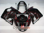 Injection Fairing kit for 96-07 CBR1100XX - Red, Black - Flame #OYO87902800