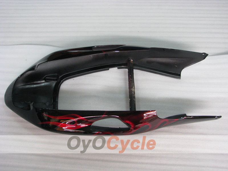 Injection Fairing kit for 96-07 CBR1100XX - Red, Black - Flame #OYO87902800