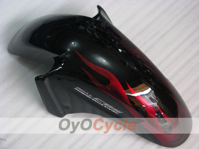 Injection Fairing kit for 96-07 CBR1100XX - Red, Black - Flame #OYO87902800
