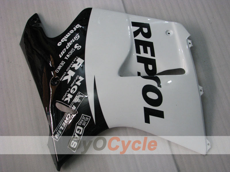 Injection Fairing kit for 96-07 CBR1100XX - White, Black - Repsol #OYO87902817