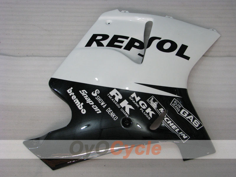Injection Fairing kit for 96-07 CBR1100XX - White, Black - Repsol #OYO87902817