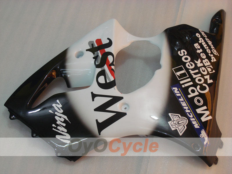 Left & Right Side Fairing For Kawasaki 00-02 Ninja ZX-6R #OYO87912947 Secondary image