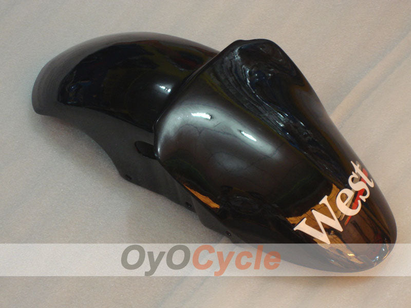 Injection Fairing kit for 00-02 NINJA ZX-6R - White, Black - MICHELIN, West #OYO87902818