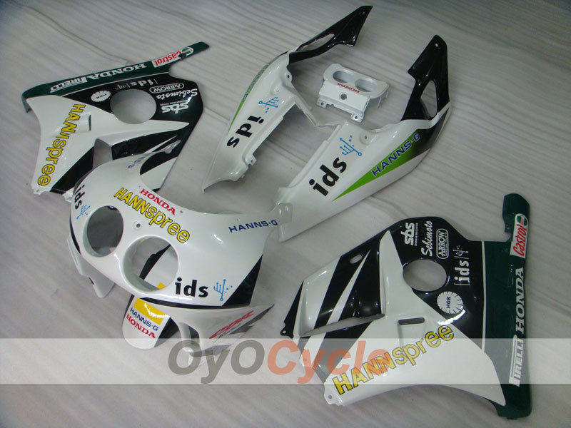 Injection Fairing kit for 90-94 CBR250RR - White, Black - HANN Spree #OYO87902952 Secondary image