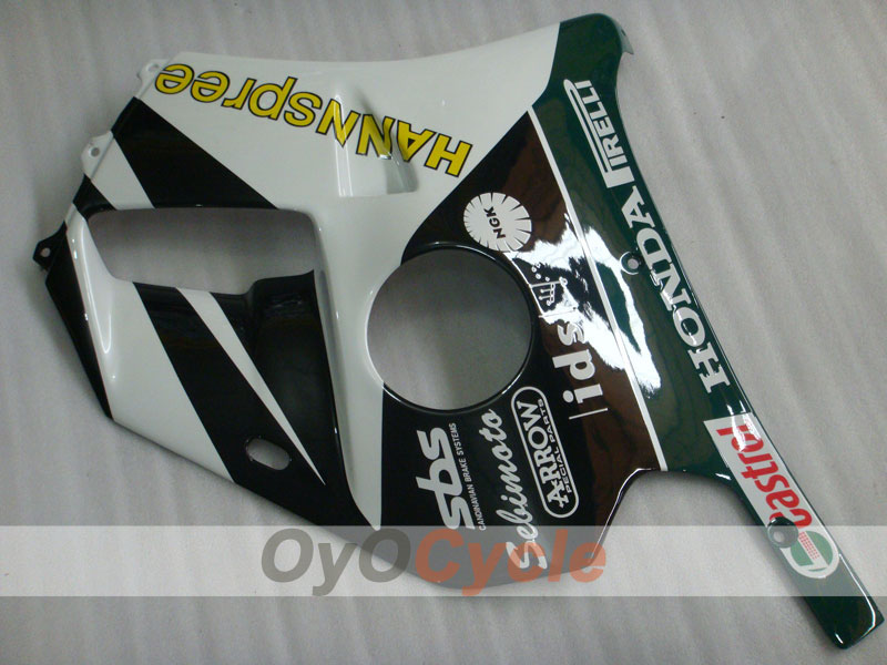 Injection Fairing kit for 90-94 CBR250RR - White, Black - HANN Spree #OYO87902952