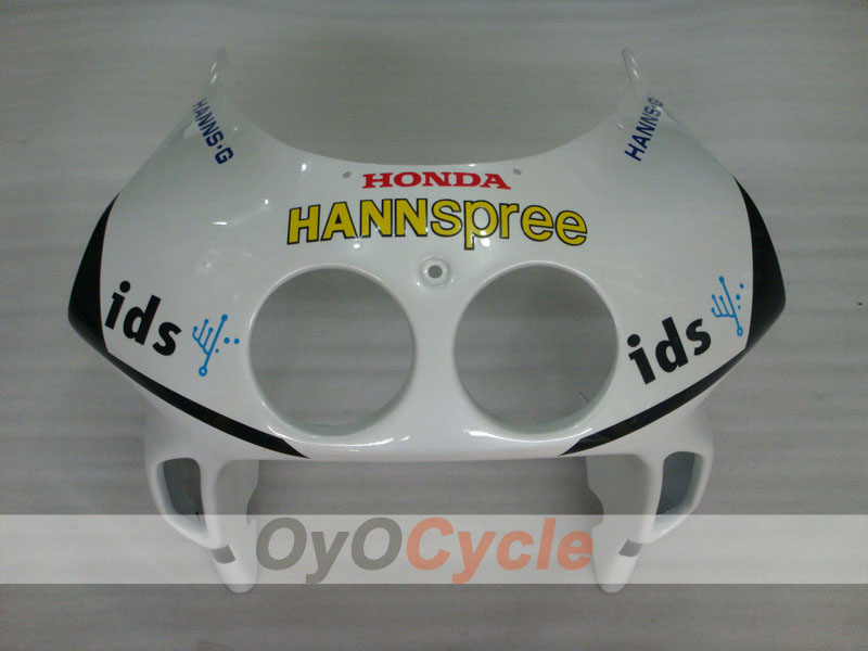 Injection Fairing kit for 90-94 CBR250RR - White, Black - HANN Spree #OYO87902952