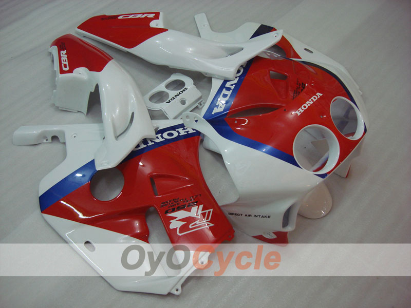 Injection Fairing kit for 90-94 CBR250RR - Red, White - Factory Style #OYO87902961
