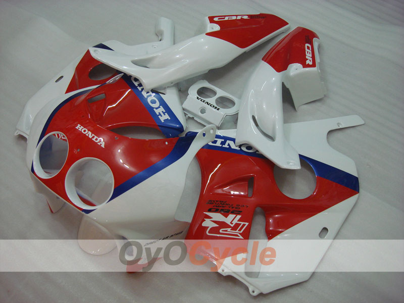 Injection Fairing kit for 90-94 CBR250RR - Red, White - Factory Style #OYO87902961